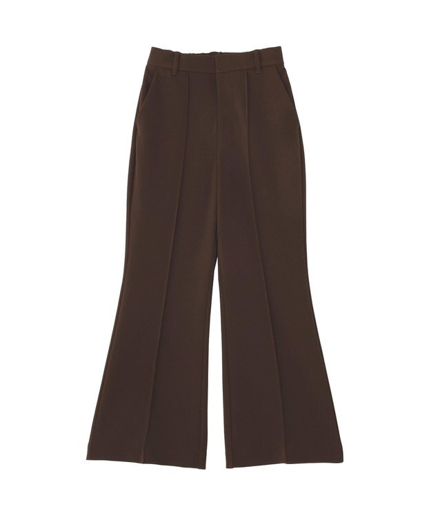 earth music&ecology センターシームフレアパンツ Gray