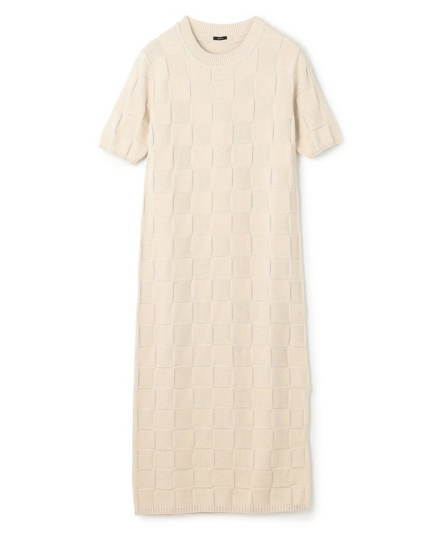 JOSEPH テクスチャードビシー　ドレス Papyrus