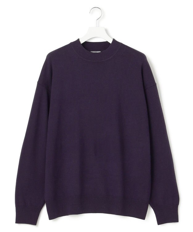 J.PRESS YORK STREET 【UNISEX】ANTI PILLING WOOL ボトルネック ニット パープル系