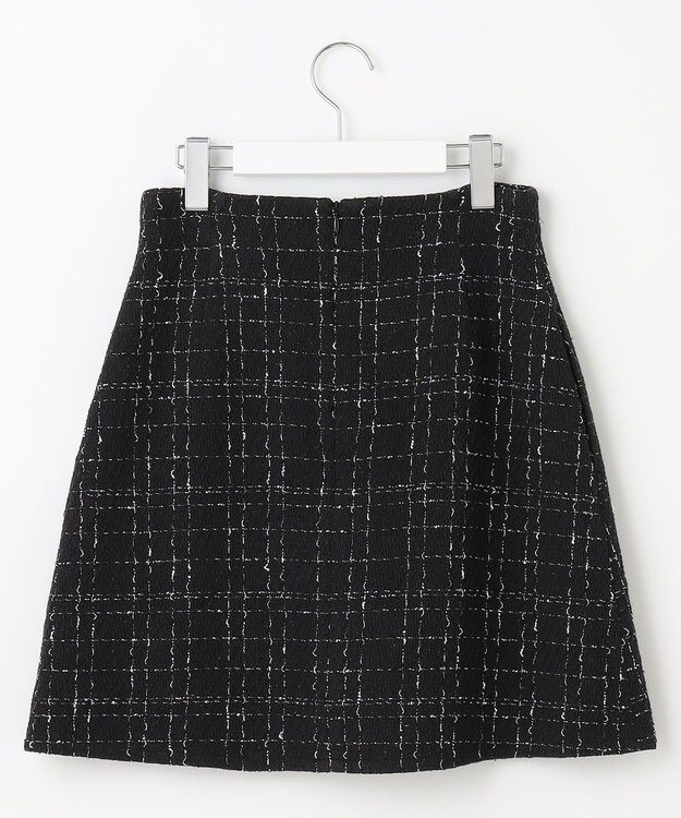 Feroux 【洗える】ツイードスカ ショーパン ブラック系1