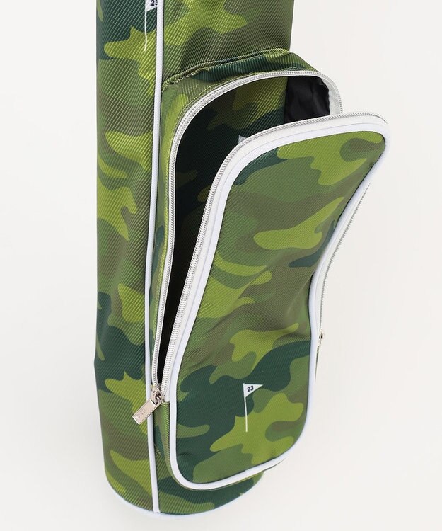 23区GOLF 【UNISEX】カモフラ柄 セルフスタンド カーキ系5