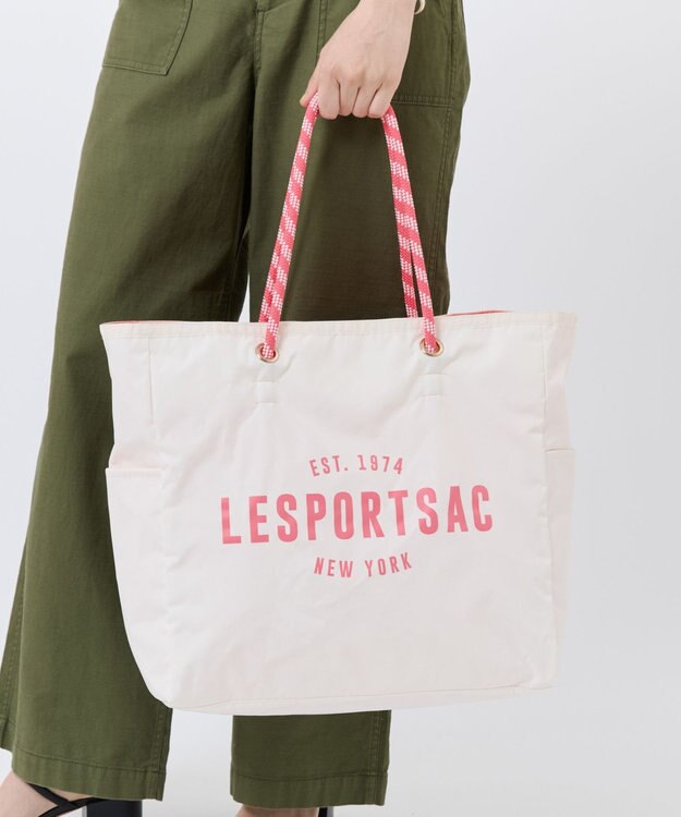 LeSportsac LARGE 2 WAY TOTE/2ウェイメレンゲ/コーラルパンチ 2ウェイメレンゲ/コーラルパンチ