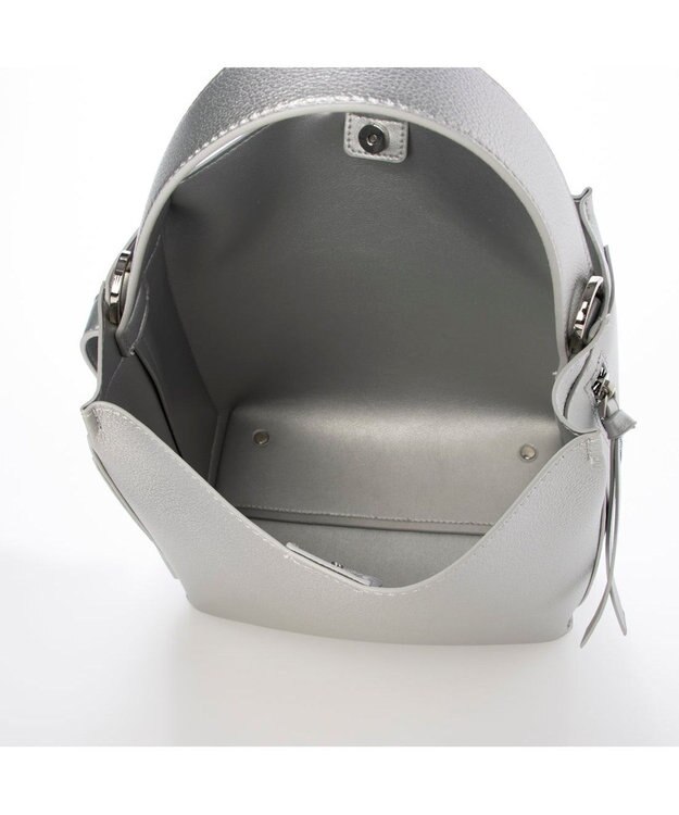 UNBILLION カシュカシュ cachecache / ミニトート付サイドポケット2wayトーバッグ シルバー