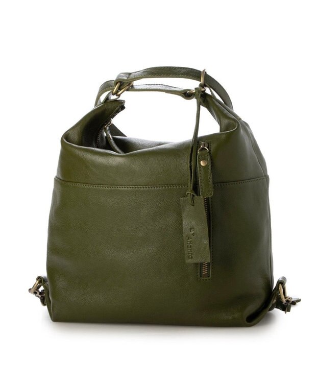 UNBILLION アトランタ ATLANTA / 牛革2wayリュック グリーン