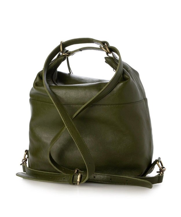 UNBILLION アトランタ ATLANTA / 牛革2wayリュック グリーン