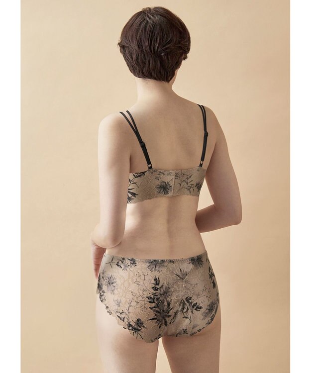 WACOAL 【GOCOCi ゴコチ】 ブラレット アウターにひびきにくい 肌あたりのやさしいレース ワイヤレス ブラジャー ノンワイヤーブラ レディース CGG297 /ワコール ベージュ