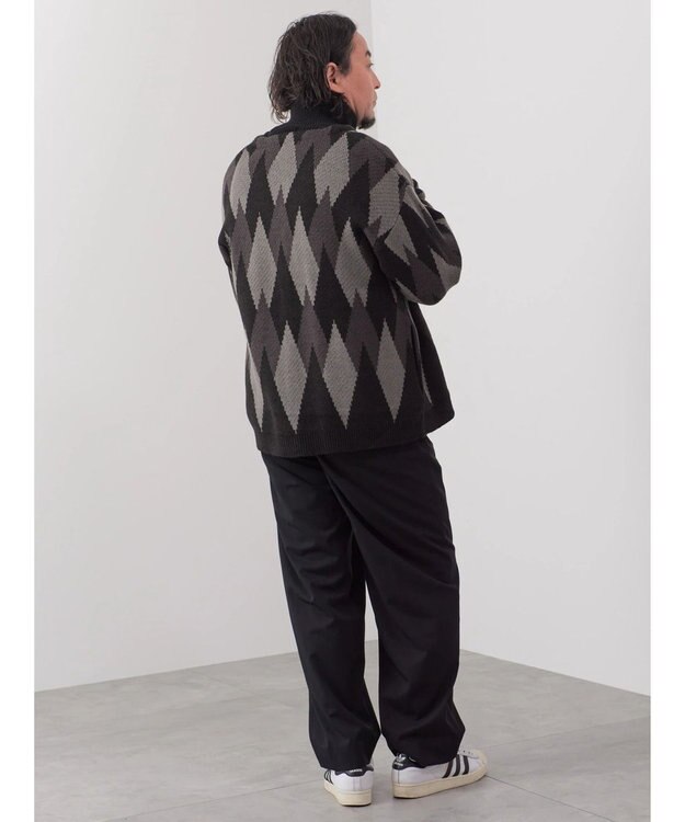 CRAFT STANDARD BOUTIQUE 【男女兼用】アーガイル柄カーディガン Black