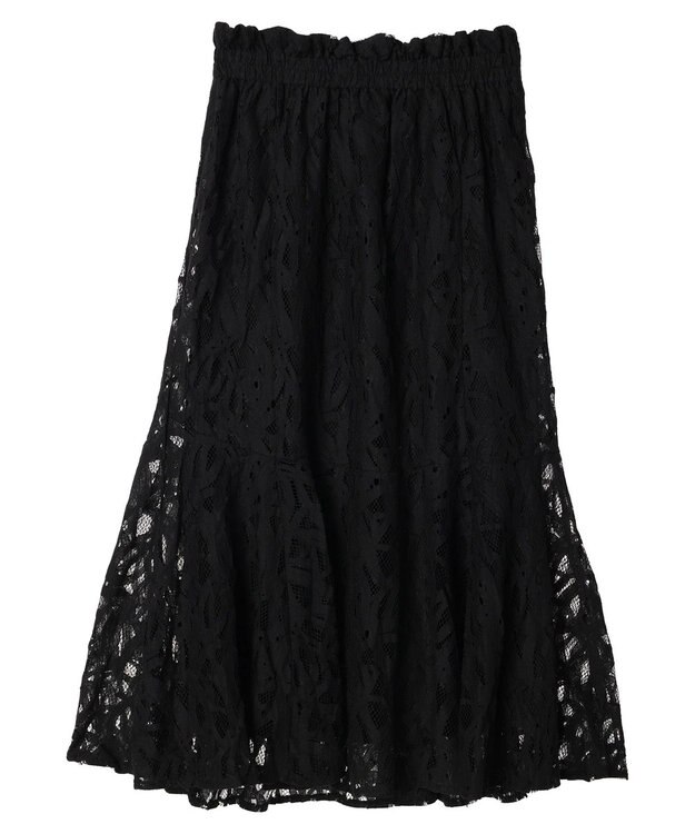 Green Parks ・ＥＬＥＮＣＡＲＥ　ＤＵＥ　レースマーメイドスカート Black