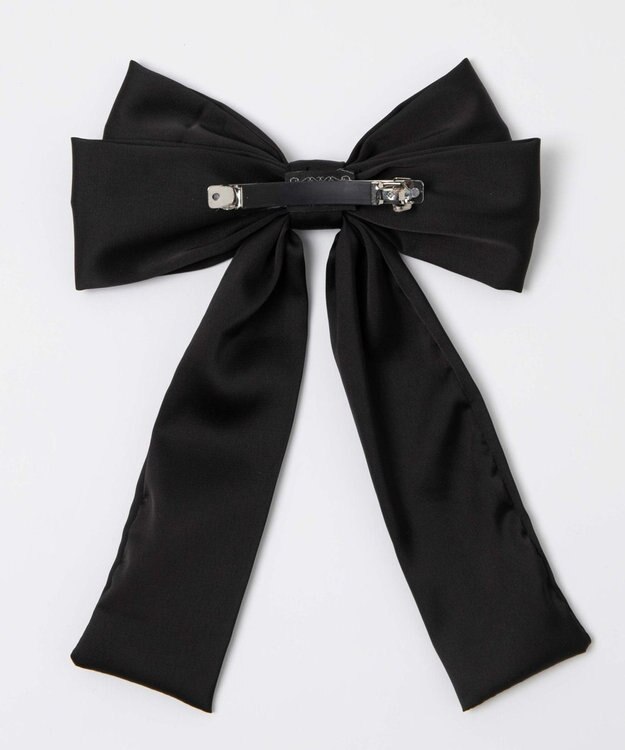 WEGO LBIGダブルリボンバレッタ ブラック