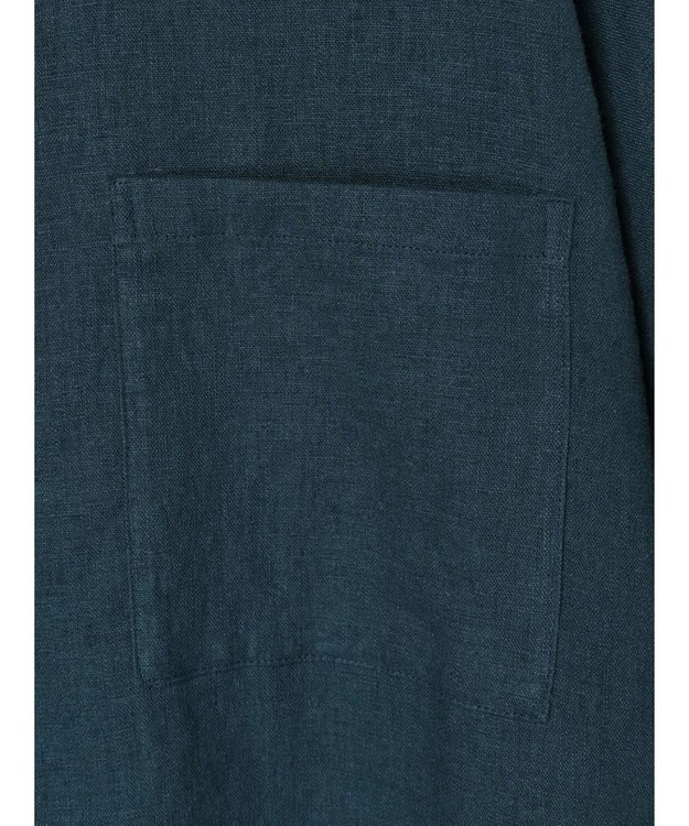 CRAFT STANDARD BOUTIQUE 【キナリノ別注】リネンレーヨンWポケットシャツ Navy