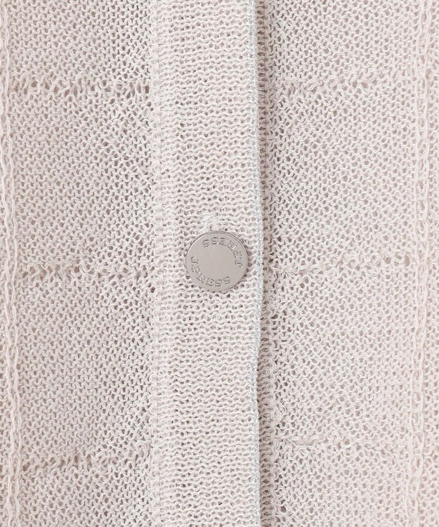 J.PRESS LADIES 【洗える】WINDY JACKET ニット ジャケット グレージュ系