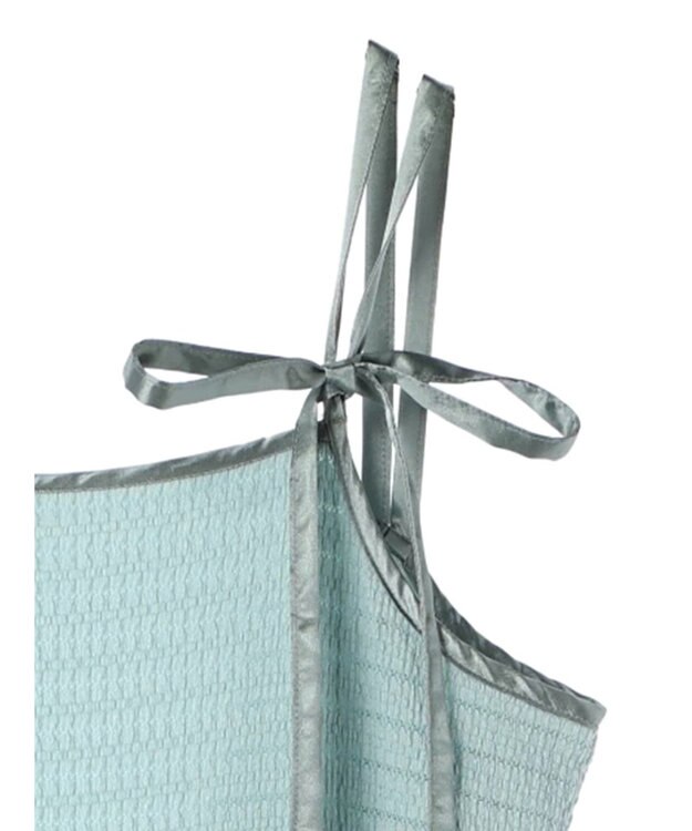 earth music&ecology 表面感肩リボンキャミワンピース Mint