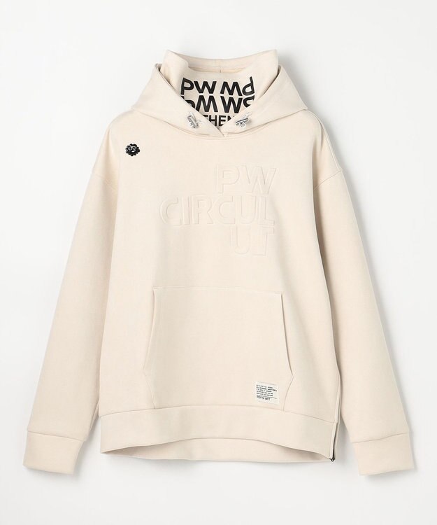 PW CIRCULUS 2025 NEW！【手洗い洗濯可】【WOMEN】スエードライク デタッチャブルフーディ ゴルフウェア レディース ホワイト系