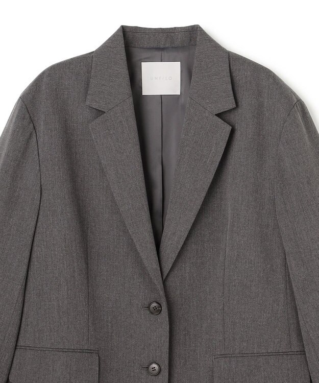 UNFILO L マイビューティ オーバージャケット チャコール