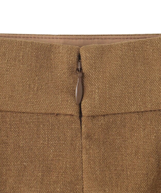 ICB コットンリネンキャンバス スカート キャメル系