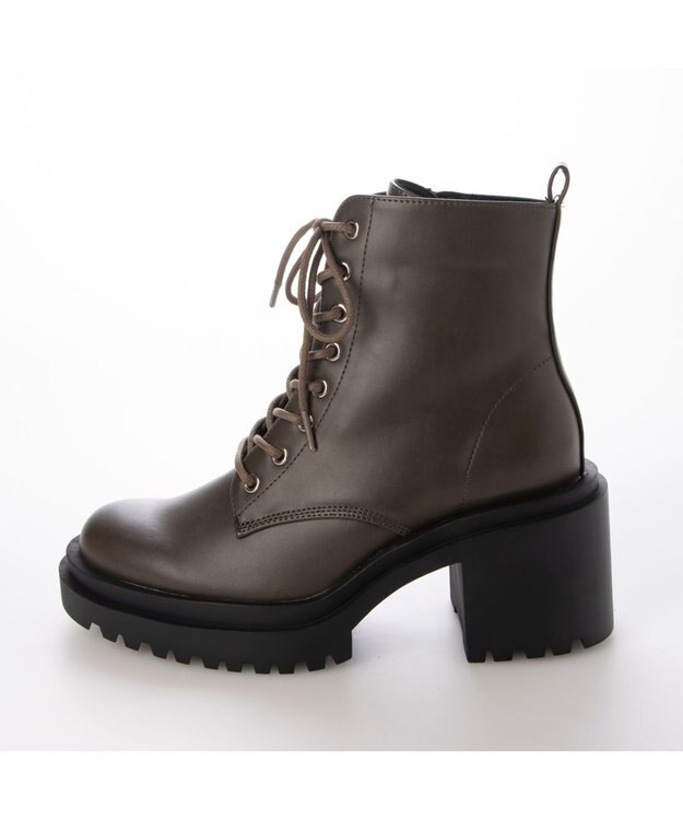 MODE ET JACOMO <noyau>レースアップワークブーツ カーキ