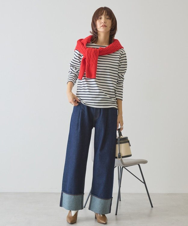 AMERICAN HOLIC ケーブルニットカーディガン Red