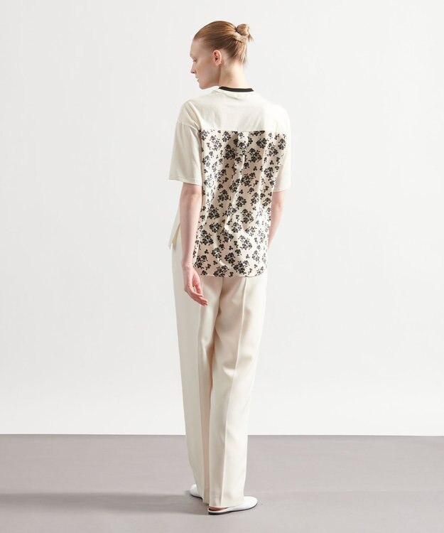 JOSEPH 【洗える】スムースジョーゼット　キャロットトラウザーズ Ecru