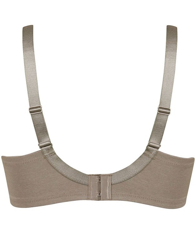 Wing ブラジャー ワイヤーが痛くなりにくい 綿混(カップ肌側・バック) フルカップブラ NB2704 ウイング／ワコール ブラウン