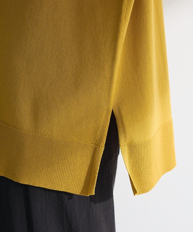 Green Parks 冷やっとすずやかレイヤーニットプルオーバ Lime Green