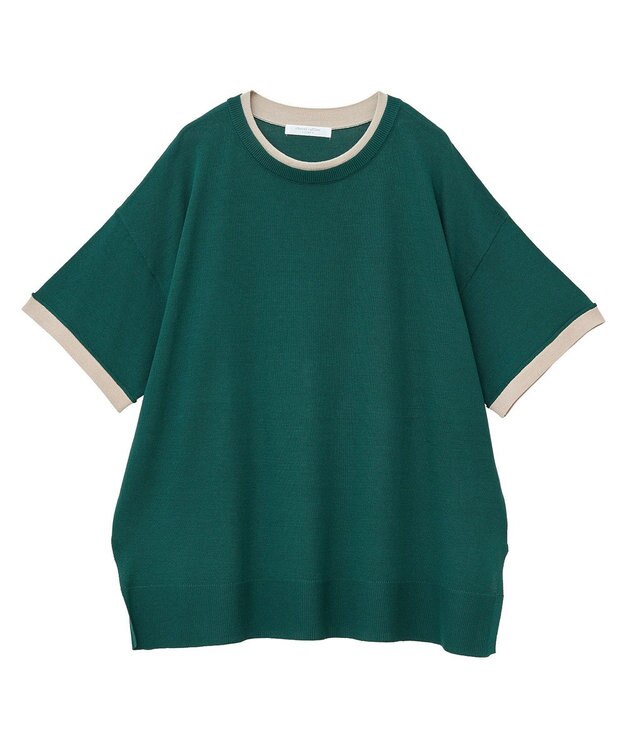 Green Parks 冷やっとすずやかレイヤーニットプルオーバ Green