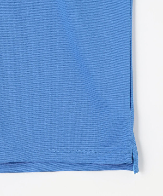 23区GOLF 【MEN】ポリエステルカノコ 半袖ポロシャツ スカイブルー系