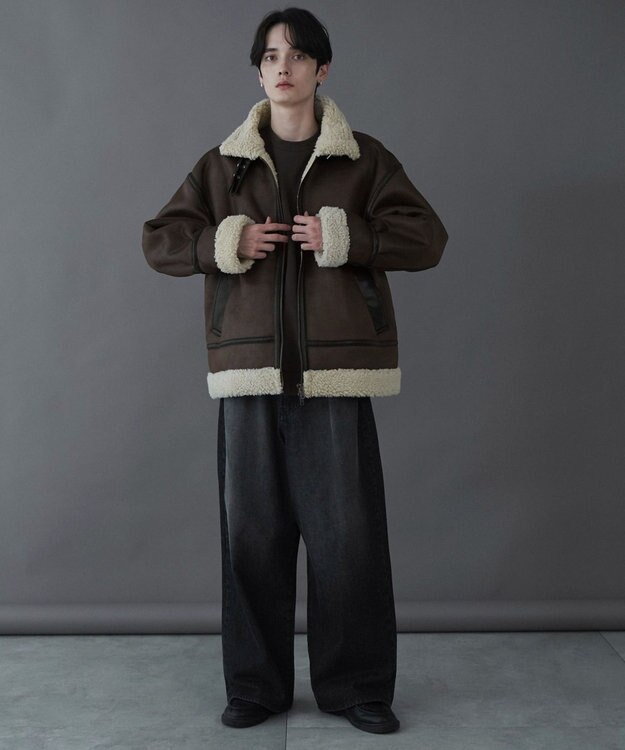 WEGO 【ユニセックス着用ITEM】B－3ジャケット ブラウンその他