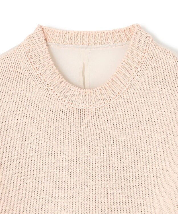 BEIGE， 【洗える・CLUEL 4月号掲載】COMFREY / オーガニックコットンクルーネックニット Nude