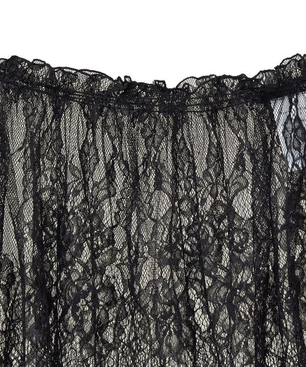 Green Parks レースレイヤード付け裾 Off White