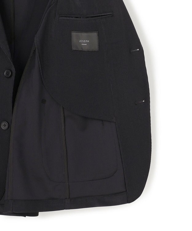 JOSEPH HOMME 【新素材】トリコードレーンストレッチ　ジャケット ブラック系