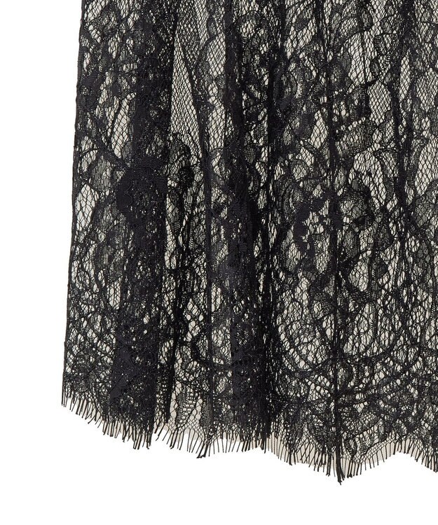 Green Parks レースレイヤード付け裾 Off White