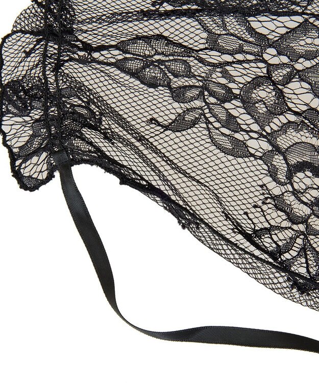 Green Parks レースレイヤード付け裾 Off White