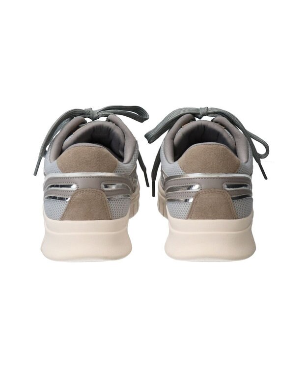 Bridget Birkin 【PARADIS COULEUR】異素材コンビレースアップスニーカー グレーコンビ
