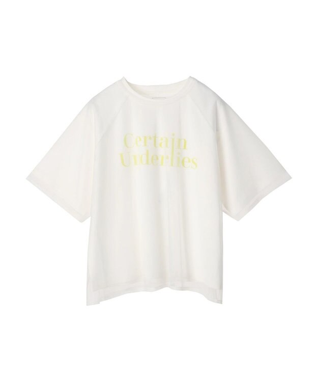 Green Parks ＳＥＴ２点　チュール＋ロゴＴｅｅ Off White