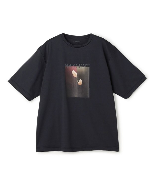 UNFILO MENS 多機能CLEANフォトTEE FLOWER