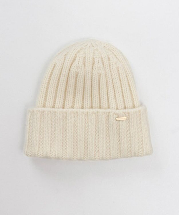 AURORA 【 Beaurance （ビューランス）】カシミヤニットワッチ オフホワイト