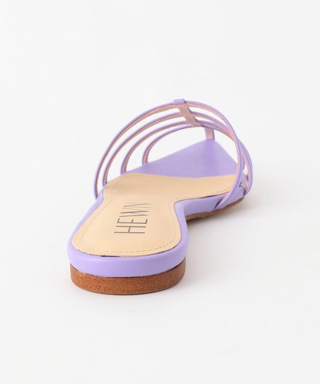 23区 【STORY7月号掲載】HEWN ポインテッドストラップ ミュール ライラック系