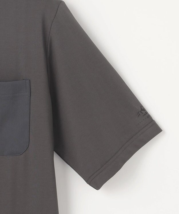 JOSEPH ABBOUD MOUNTAIN 【太陽光熱をコントロールする高機能素材】SOLAMENT ベア天竺Tシャツ グレー系