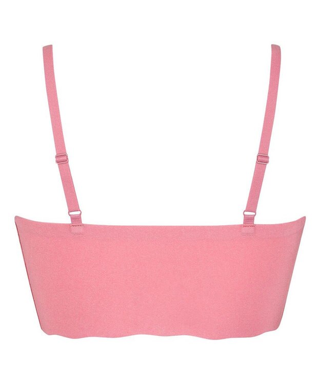 WACOAL 【GOCOCi ゴコチ】 ノンワイヤー ハーフトップ 伸びのよい素材を使用 ムレにくく快適 フラット仕上げ ホックなし ブラトップ レディース CGG220 /ワコール ロマンピンク