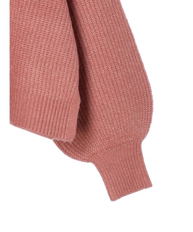 earth music&ecology ＦＬＵＦＦＹハイネックプルオーバー Pink