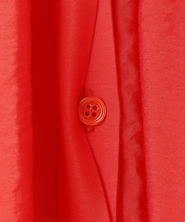 UNFILO ヴィンテージシアー ギャザーワンピース スカーレット