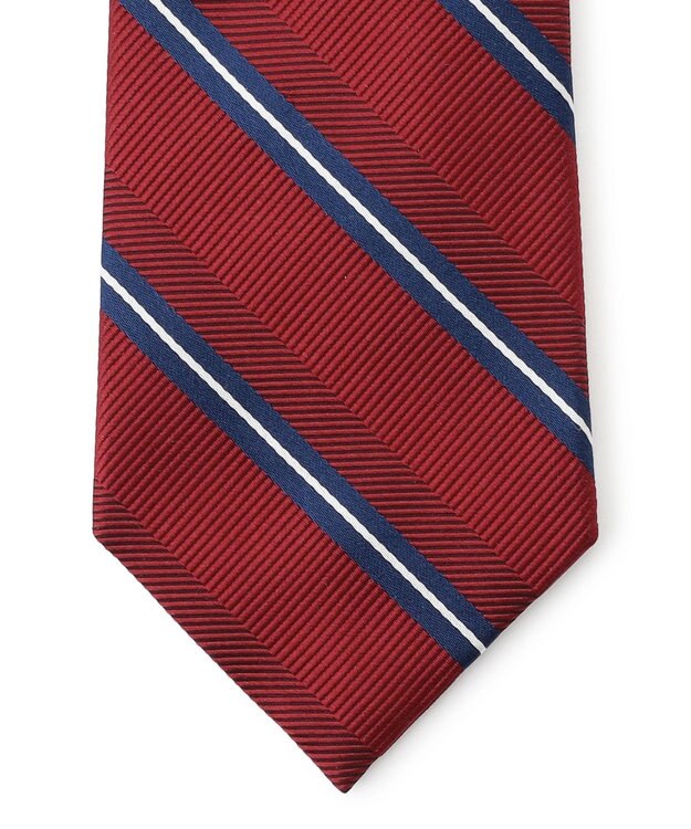 J.PRESS MEN 【フレッシャーズにもおすすめ】レジメンタル ネクタイ ワイン系2