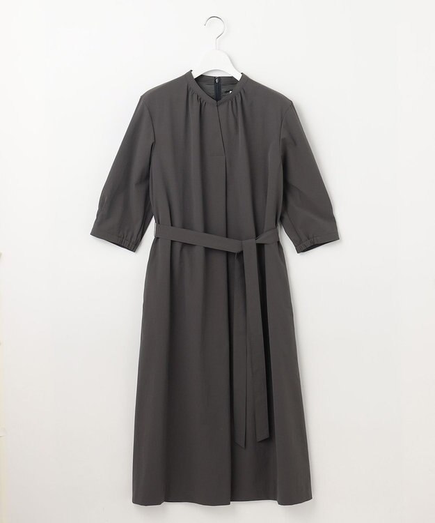 J.PRESS LADIES S 【洗える】RENU ソフトタイプライター ワンピース スレート系