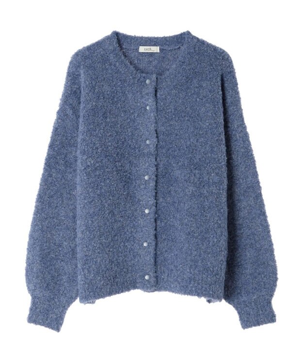earth music&ecology ブークレカーディガン Dark Blue
