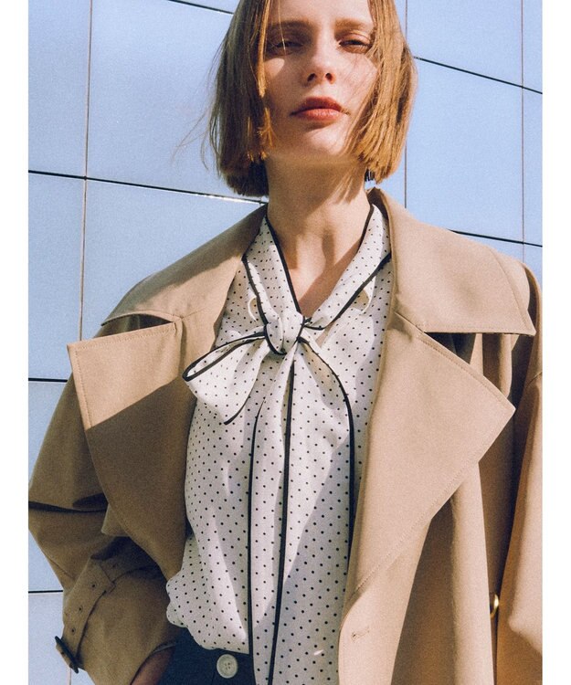 Te chichi パターンアソートボウタイブラウス《2026 spring catalog item》 オフホワイト