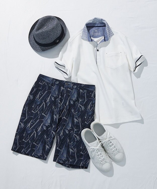 JOSEPH ABBOUD 【カラー豊富】人気！オーガニックコットン使用 ダディポロシャツ ホワイト系