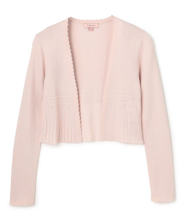 TOCCA EYELET AJISAI ボレロ ピンク系