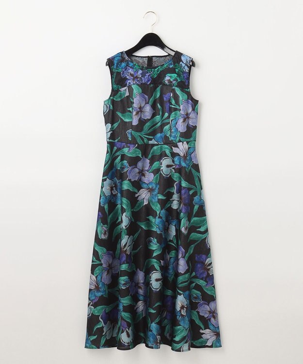 grace continental ラメジャガードプリントワンピース 36 ラメジャガードプリントワンピース / GRACE CONTINENTAL