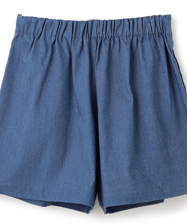 UNFILO 【UNFILO KIDS】デニムキュロット アイスブルー