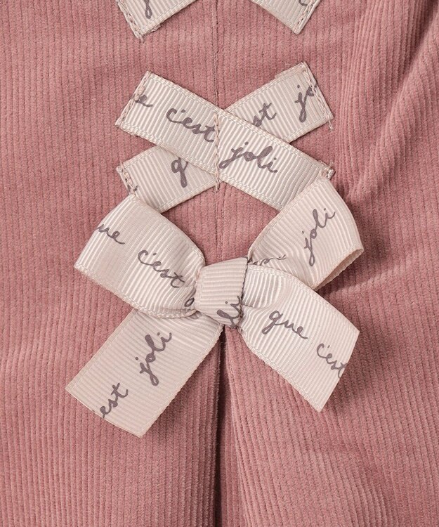 ANY KIDS コーデュロイキュロット ピンク